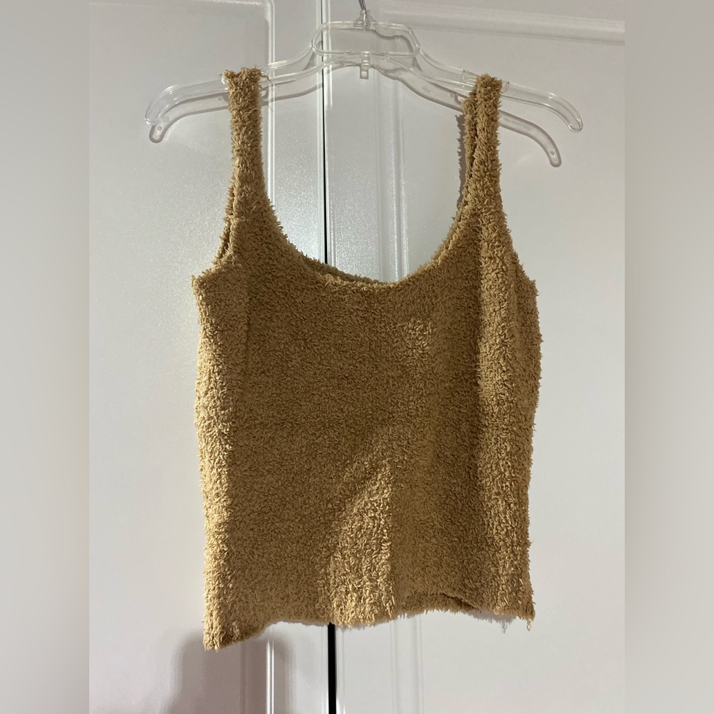 SKIMS Fuzzy Tan Tank Top - Picture 4 of 4